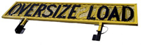 Oversize Load Sign - Steel - Back Rack Mount - Steel_Products