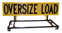 Oversize Load Sign - Steel - Luggage Rack Side Mount - Steel_Products
