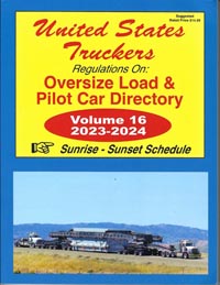 US Truckers Regulations on Oversize Load & Pilot Car - Books and Specs